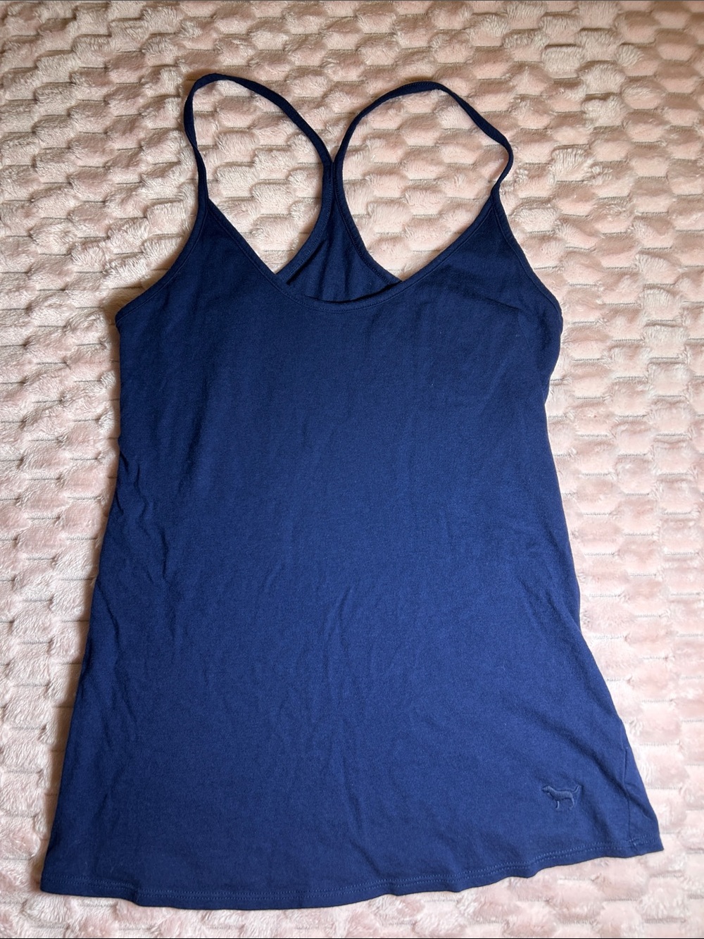 PINK Victoria's Secret Dark Navy Spaghetti Strap Camisole
